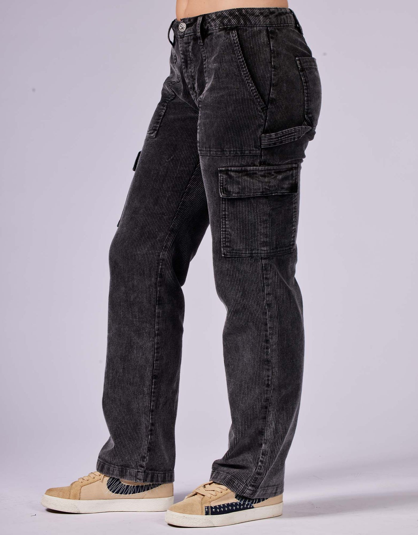 LOW RISE CARPENTER CARGO PANT (BLK)