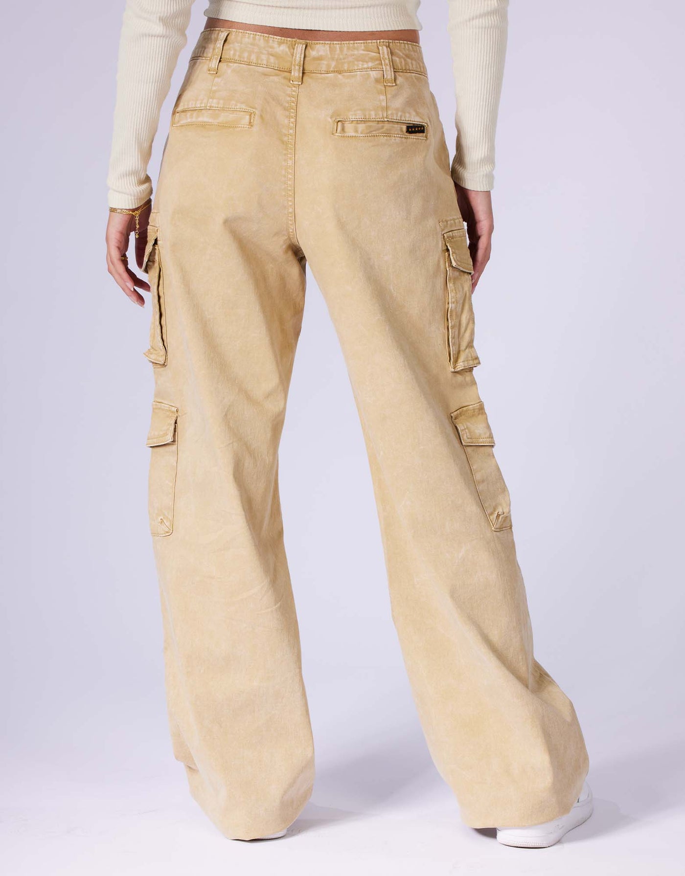 FLEX UTILITY WIDE LEG PANT (CAMEL)