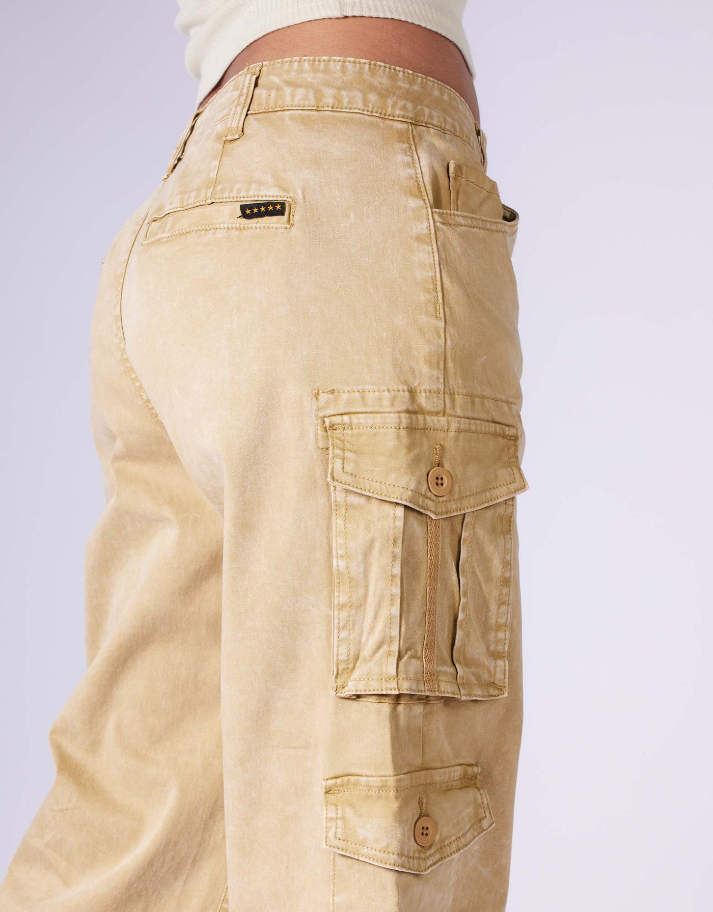 FLEX UTILITY WIDE LEG PANT (CAMEL)