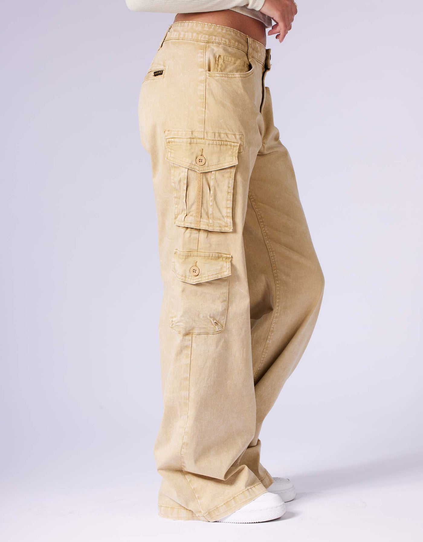 FLEX UTILITY WIDE LEG PANT (CAMEL)