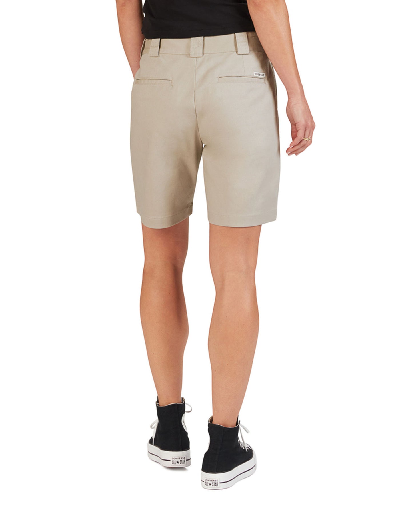 High Rise Worker Bermuda Short (Khaki)