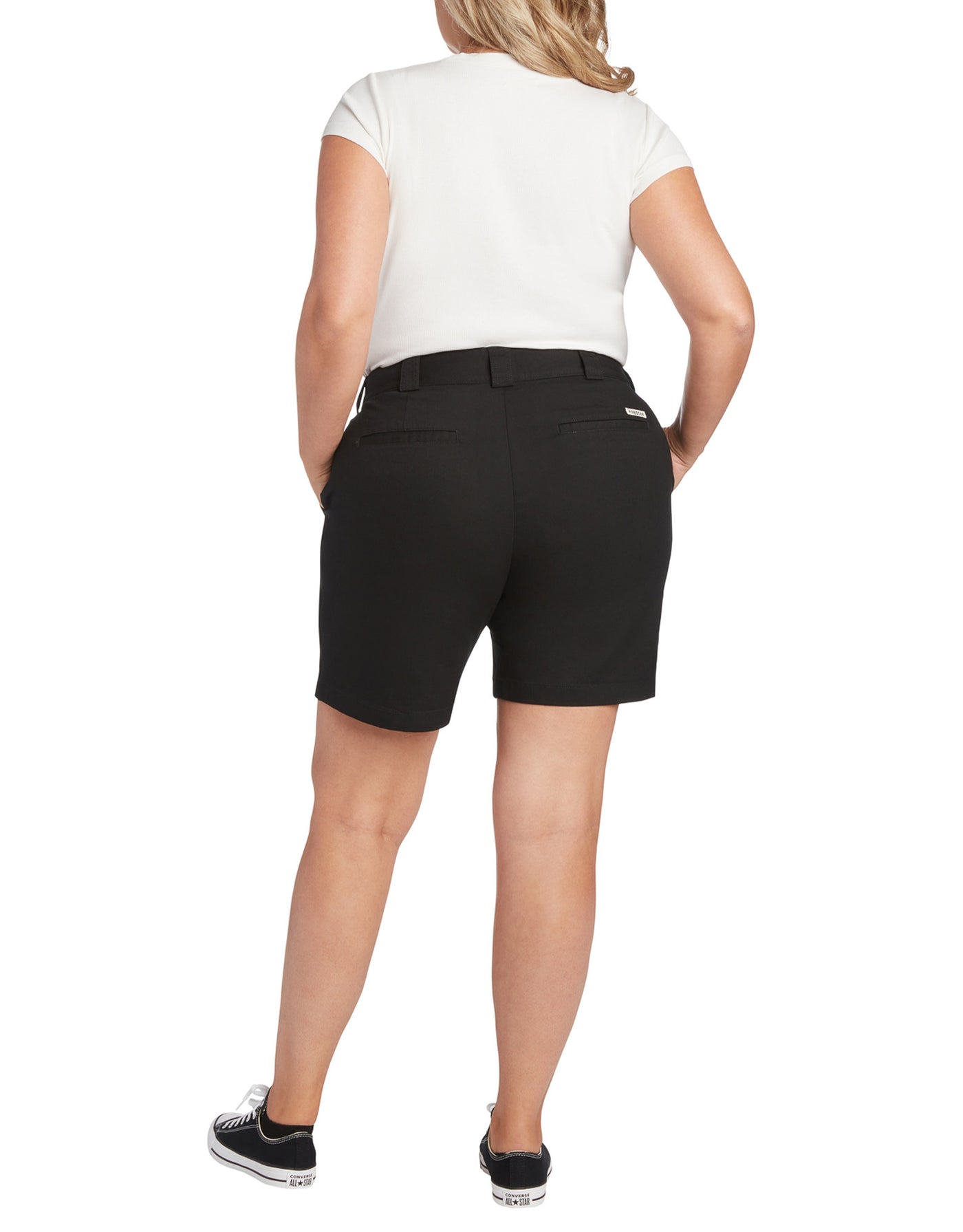 High Rise Worker Bermuda Short + (Black)