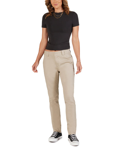 Flex Skinny Work Pant (Khaki)