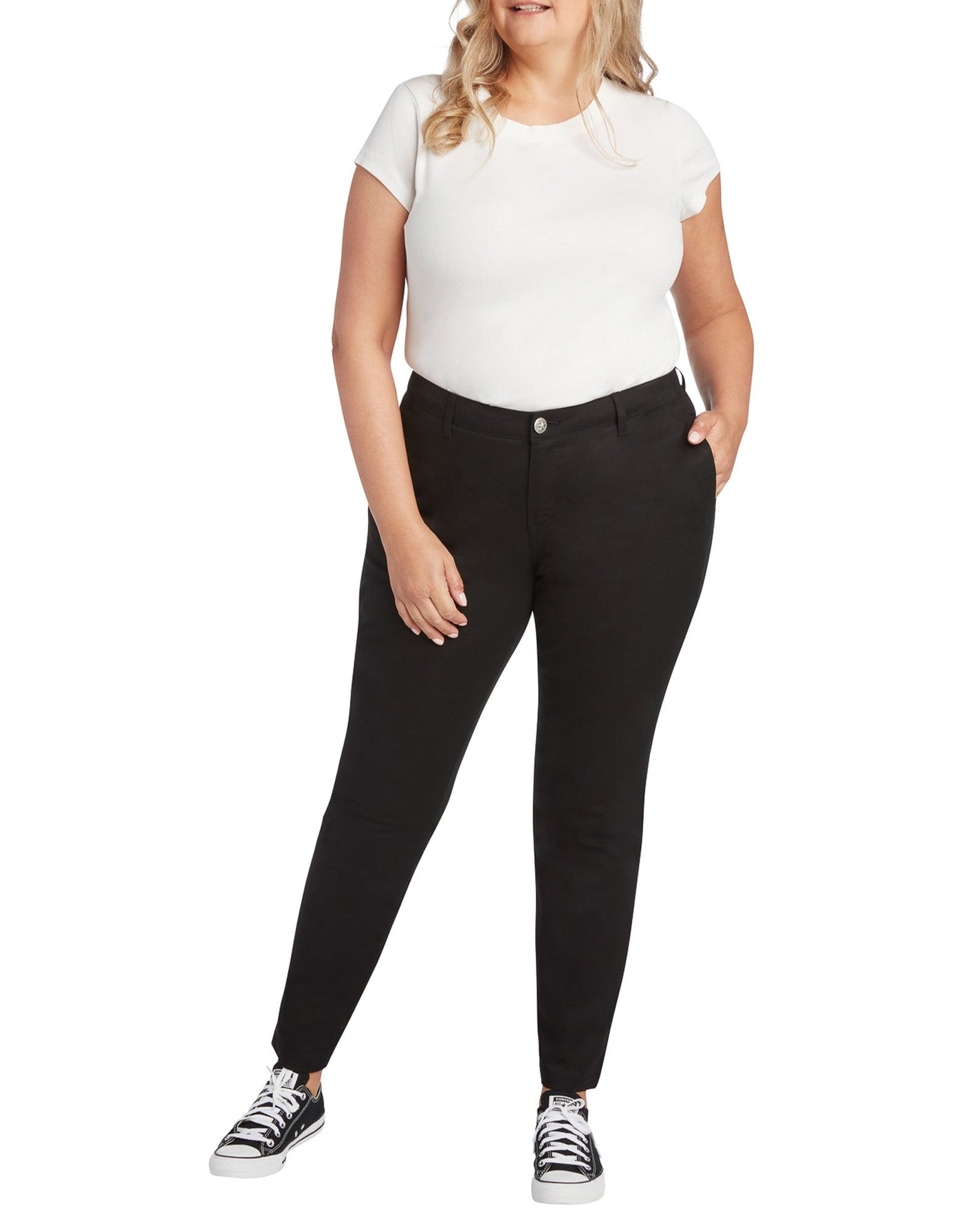 Everyday Skinny Pant + (Black)